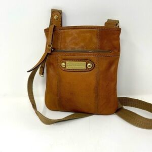 Juicy Couture Leather Crossbody Bag – Brown